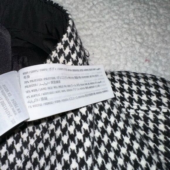 Hollister Ultra High Rise Skirt Black White Houndstooth Medium NWT - Picture 9 of 11